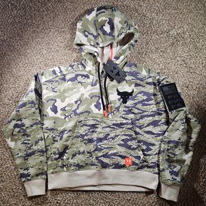 Under Armour Project Rock Veterans Day Fleece Hoodie Women's Size XS 1373610